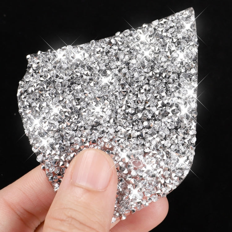 For Honda Civic 2016-2019 Car Steering Wheel Buttons Low Configuration Diamond Decorative Sticker, Left and Right Drive by buy2fix