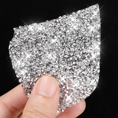 For Honda Civic 2016-2019 Car Steering Wheel Buttons Low Configuration Diamond Decorative Sticker, Left and Right Drive by buy2fix