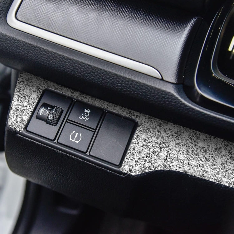For Honda Civic 2016-2019 Car Headlight Switch Panel Diamond Decorative Sticker, Left-hand Drive by buy2fix
