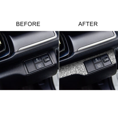 For Honda Civic 2016-2019 Car Headlight Switch Panel Diamond Decorative Sticker, Right-hand Drive by buy2fix