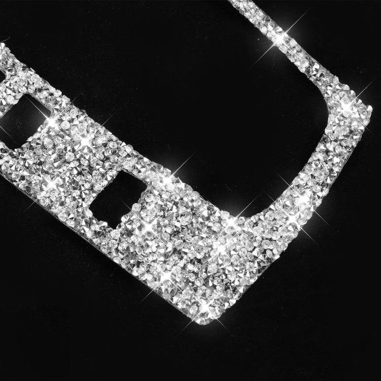 For Honda Civic 2016-2019 Car Gear Button Frame Diamond Decorative Sticker, Right-hand Drive by buy2fix