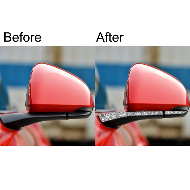 For Ford Mustang 2015-2020 4pcs Car Rearview Mirror Diamond Decoration Sticker, Left and Right Drive by buy2fix