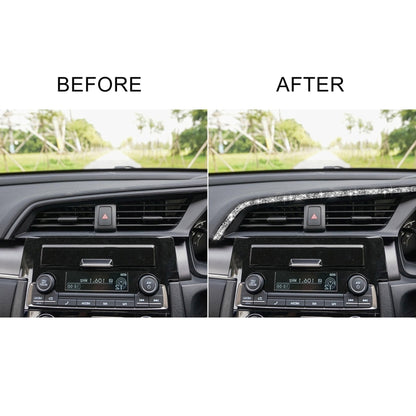 For Honda Civic 2016-2019 Car Central Control Air Outlets Upper Diamond Decorative Sticker, Right-hand Drive by buy2fix