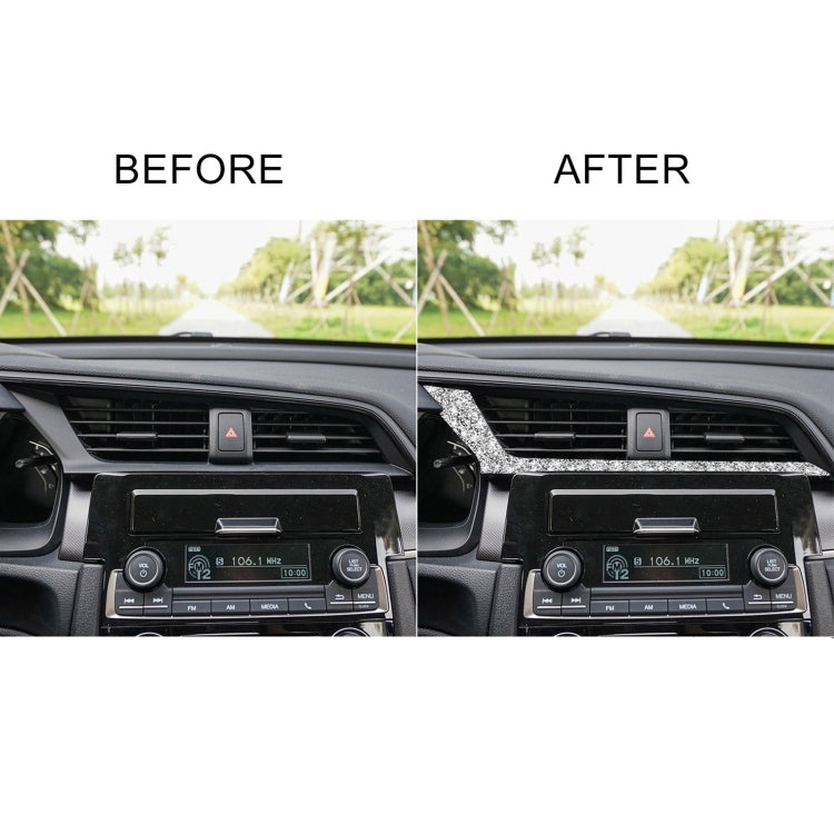 For Honda Civic 2016-2019 Car Central Control Air Outlets Below Diamond Decorative Sticker, Left-hand Drive by buy2fix