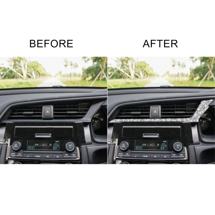 For Honda Civic 2016-2019 Car Central Control Air Outlets Below Diamond Decorative Sticker, Right-hand Drive by buy2fix