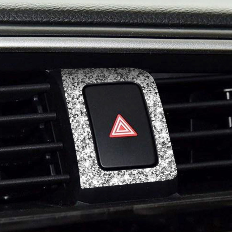 For Honda Civic 2016-2019 Car Warning Light Frame Diamond Decorative Sticker, Left-hand Drive by buy2fix