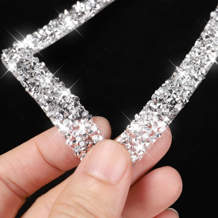 For Honda Civic 2016-2019 Car Instrument Air Outlets Diamond Decorative Sticker, Left-hand Drive by buy2fix