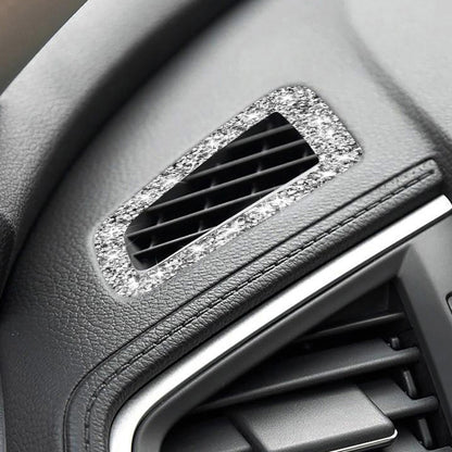 For Honda Civic 2016-2019 Car Instrument Air Outlets Diamond Decorative Sticker, Right-hand Drive by buy2fix