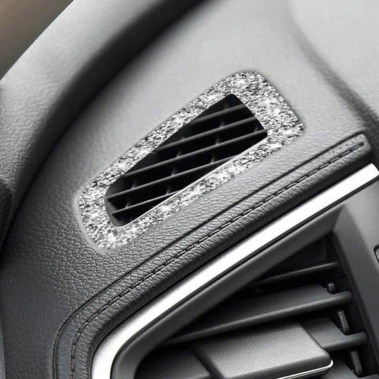 For Honda Civic 2016-2019 Car Instrument Air Outlets Diamond Decorative Sticker, Right-hand Drive by buy2fix