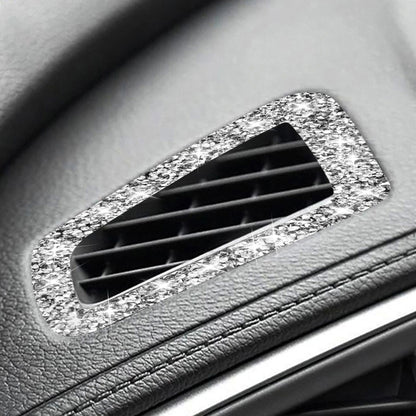 For Honda Civic 2016-2019 Car Instrument Air Outlets Diamond Decorative Sticker, Right-hand Drive by buy2fix