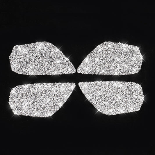 For Honda Civic 2016-2019 Car Inside Door Bowl Diamond Decorative Sticker, Left and Right Drive by buy2fix