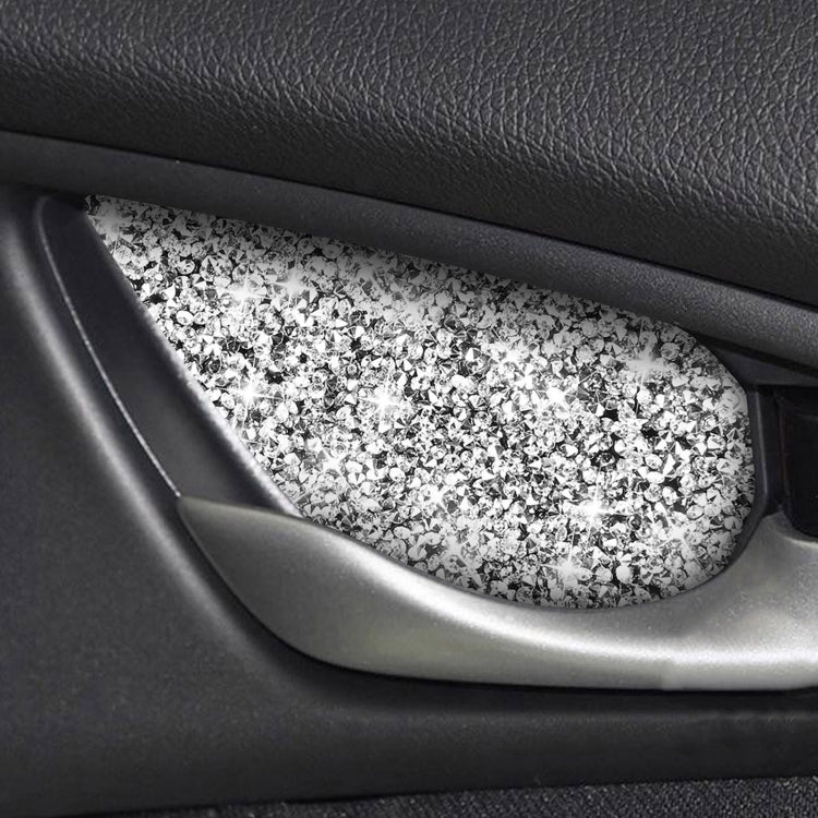 For Honda Civic 2016-2019 Car Inside Door Bowl Diamond Decorative Sticker, Left and Right Drive by buy2fix