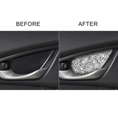 For Honda Civic 2016-2019 Car Inside Door Bowl Diamond Decorative Sticker, Left and Right Drive by buy2fix