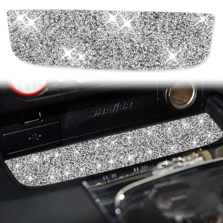 For Ford Mustang 2015-2020 Car Water Cup Holder Upper Diamond Decoration Sticker, Left and Right Drive by buy2fix