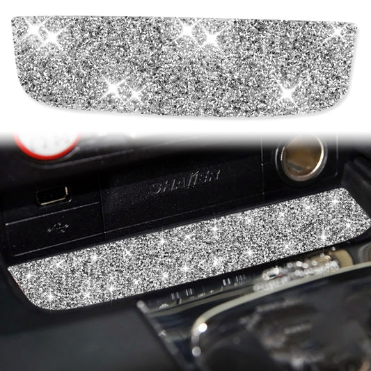 For Ford Mustang 2015-2020 Car Water Cup Holder Upper Diamond Decoration Sticker, Left and Right Drive by buy2fix