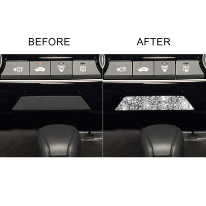 For Honda Civic 2016-2019 Car Storage Compartment Diamond Decorative Sticker, Left and Right Drive by buy2fix