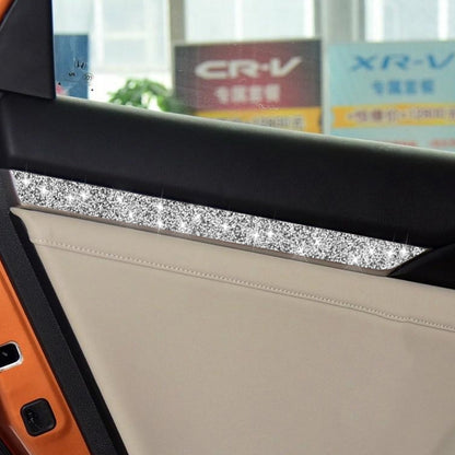 For Honda Civic 2016-2019 Car Door Strip Diamond Decorative Sticker, Left and Right Drive by buy2fix