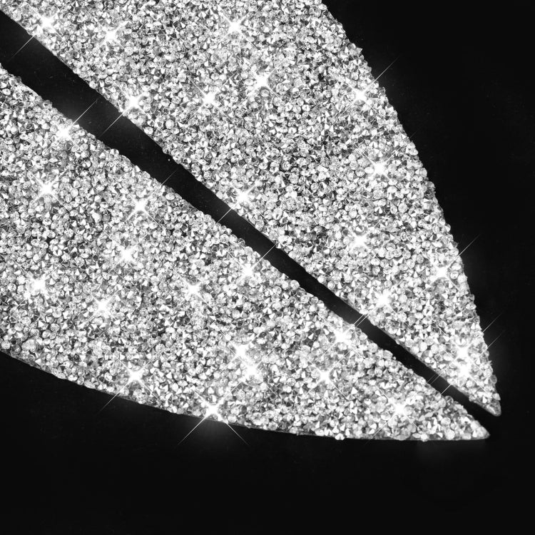 For Honda Civic 2001-2003 Car Light Eyebrow Diamond Decorative Sticker, Left and Right Drive by buy2fix