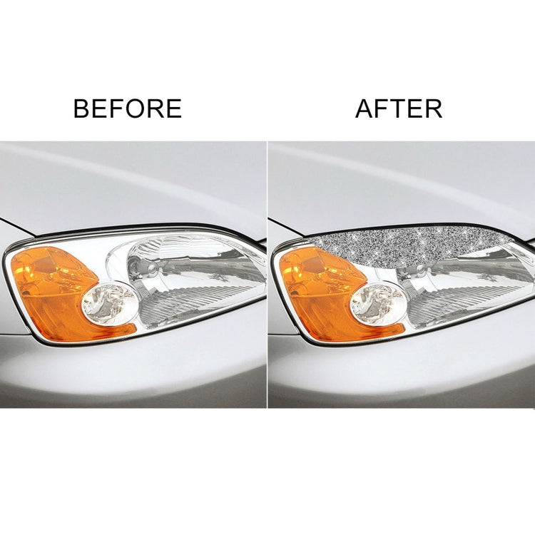 For Honda Civic 2001-2003 Car Light Eyebrow Diamond Decorative Sticker, Left and Right Drive by buy2fix