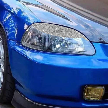 For Honda Civic 1999-2000 Car Light Eyebrow Diamond Decorative Sticker, Left and Right Drive by buy2fix