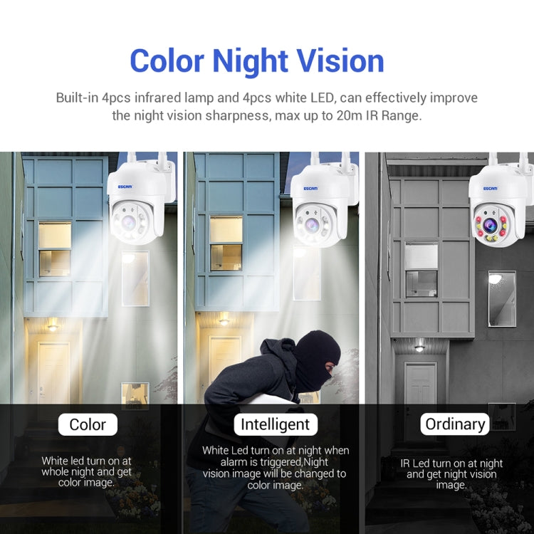 ESCAM TV114 4MP WiFi Camera Support Two-Way Voice & Night Vision & Motion Detection, Specification:US Plug - Wireless Camera by ESCAM | Online Shopping UK | buy2fix