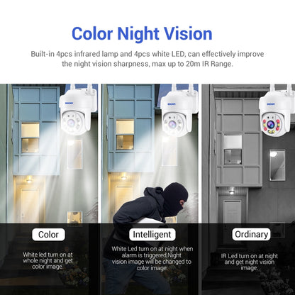 ESCAM TV114 4MP WiFi Camera Support Two-Way Voice & Night Vision & Motion Detection, Specification:US Plug - Wireless Camera by ESCAM | Online Shopping UK | buy2fix