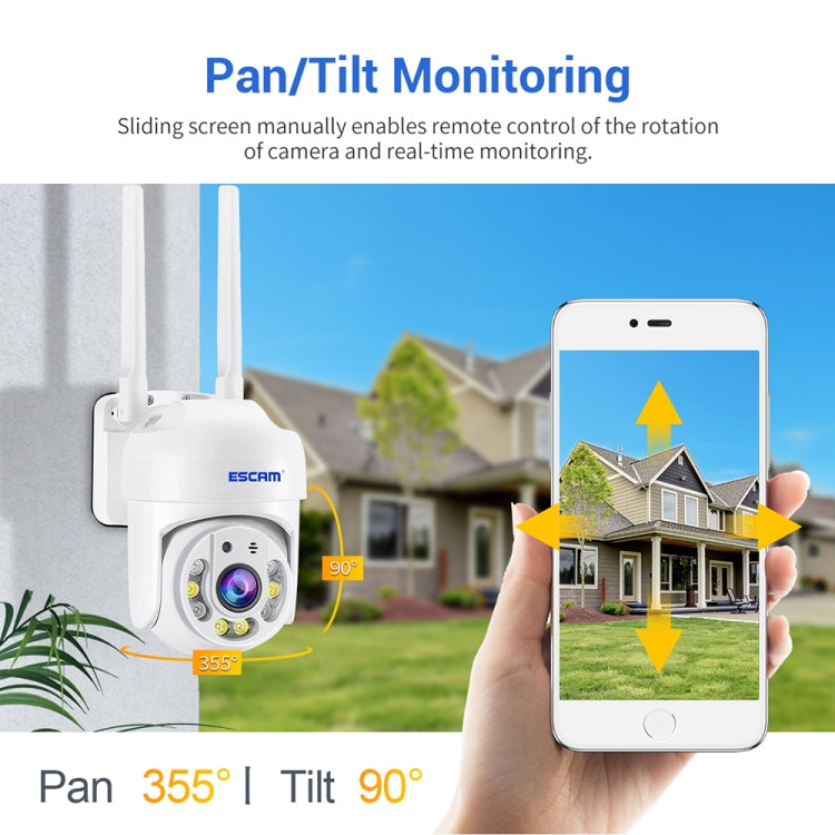 ESCAM TV114 4MP WiFi Camera Support Two-Way Voice & Night Vision & Motion Detection, Specification:US Plug - Wireless Camera by ESCAM | Online Shopping UK | buy2fix