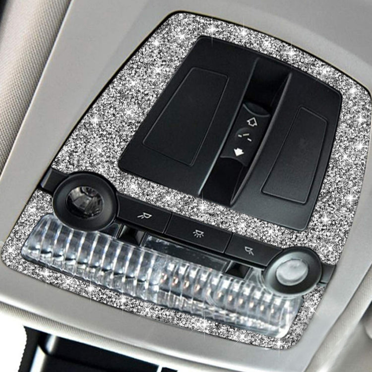 For BMW F10 5 Series 2011-2017 Car Reading Light Panel Diamond Decorative Sticker, Left and Right Drive by buy2fix