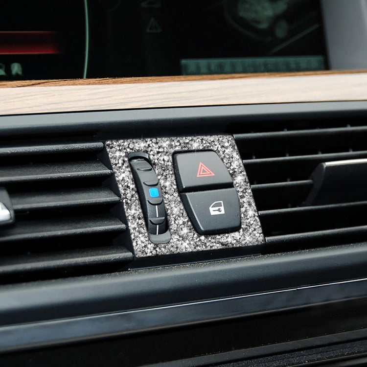 For BMW F10 5 Series 2011-2017 Car Air Outlets Diamond Decorative Sticker, Left and Right Drive by buy2fix