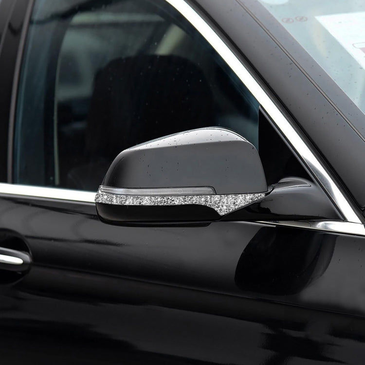 For BMW F10 5 Series 2011-2017 Car Rearview Mirror Anti-collision Diamond Decorative Sticker, Left and Right Drive by buy2fix