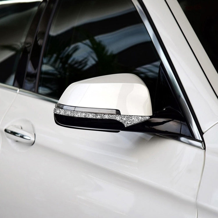 For BMW F10 5 Series 2011-2017 Car Rearview Mirror Anti-collision Diamond Decorative Sticker, Left and Right Drive by buy2fix