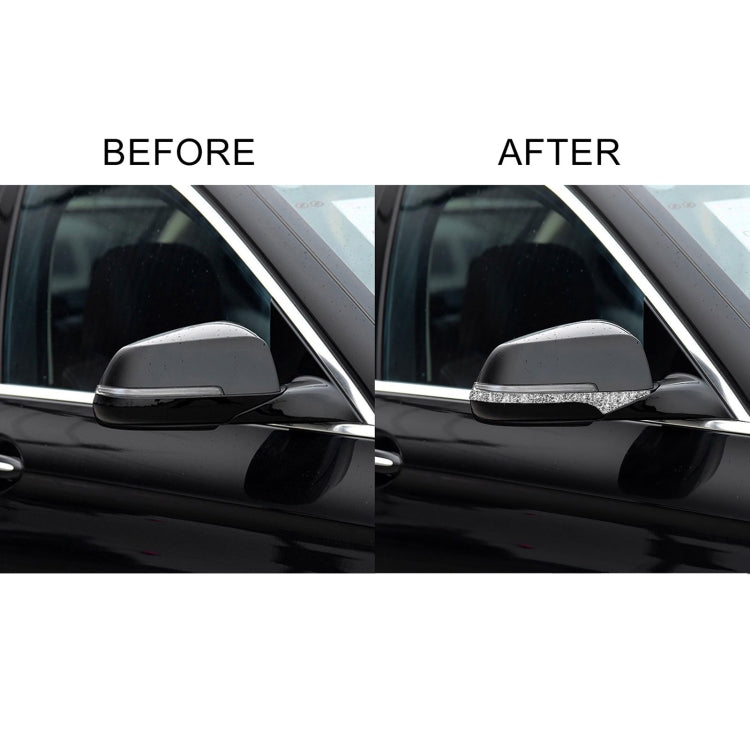 For BMW F10 5 Series 2011-2017 Car Rearview Mirror Anti-collision Diamond Decorative Sticker, Left and Right Drive by buy2fix