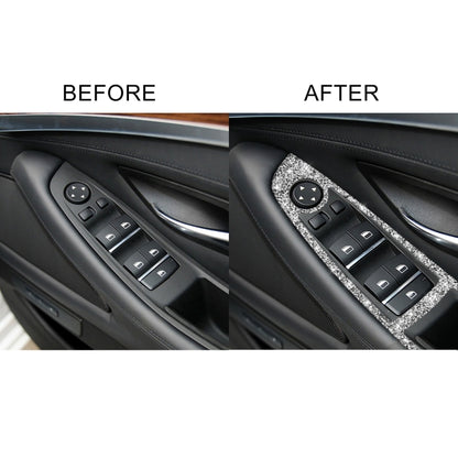 For BMW F10 5 Series 2011-2018 Car Window Lift Switch Diamond Decorative Sticker, Right-hand Drive by buy2fix