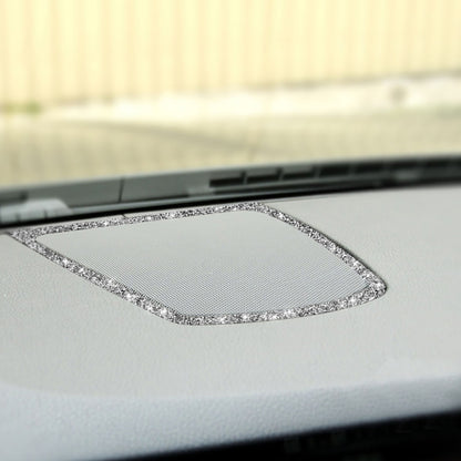 For BMW F10 2011-2017 Car Big Speaker Frame Diamond Decorative Sticker, Left and Right Drive by buy2fix