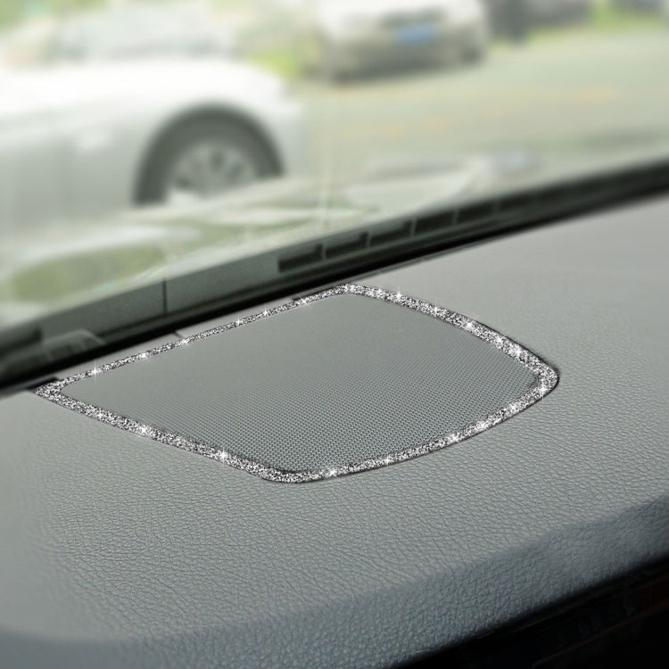 For BMW F10 2011-2017 Car Big Speaker Frame Diamond Decorative Sticker, Left and Right Drive by buy2fix