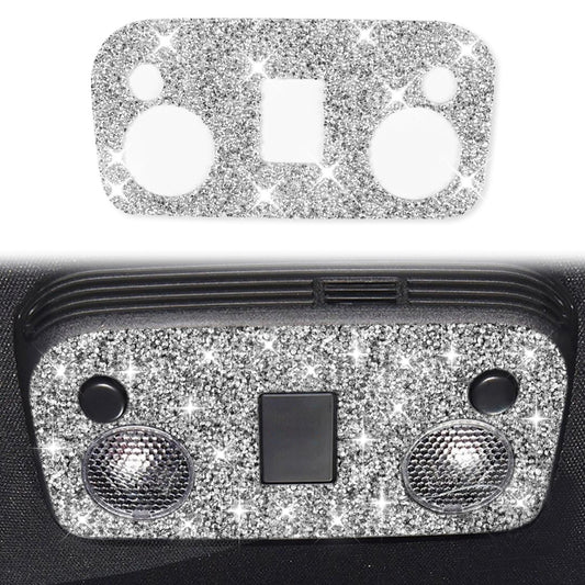 For Ford Mustang 2015-2020 Car Reading Light Diamond Decoration Sticker, Left and Right Drive by buy2fix