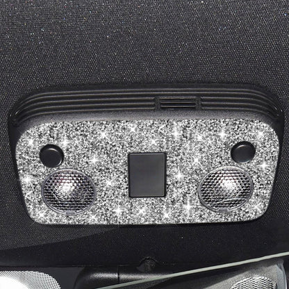 For Ford Mustang 2015-2020 Car Reading Light Diamond Decoration Sticker, Left and Right Drive by buy2fix