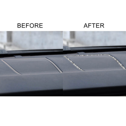 For BMW F07 2010-2016 Car Big Speaker Frame Diamond Decorative Sticker, Left and Right Drive by buy2fix