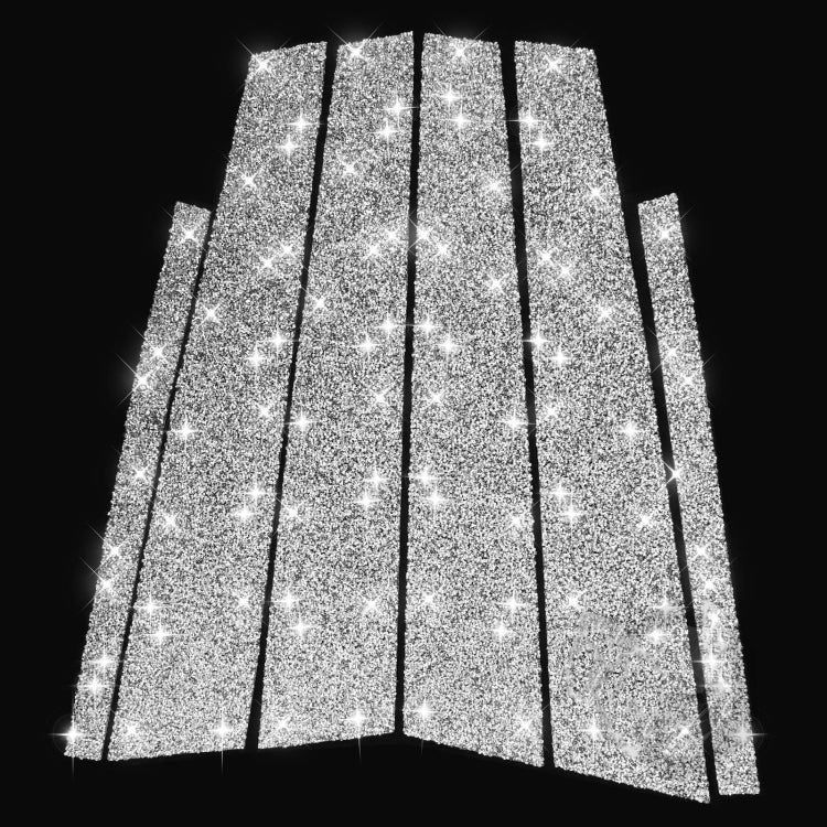 For BMW F10 5 Series 2011-2017 Car B-pillar Frame Diamond Decorative Sticker, Left and Right Drive by buy2fix