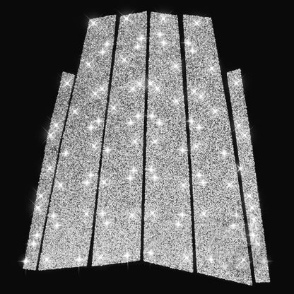 For BMW F10 5 Series 2011-2017 Car B-pillar Frame Diamond Decorative Sticker, Left and Right Drive by buy2fix