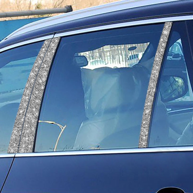 For BMW F10 5 Series 2011-2017 Car B-pillar Frame Diamond Decorative Sticker, Left and Right Drive by buy2fix