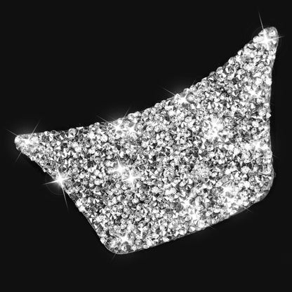 For BMW 5 Series 528 525li F10 F18 2011-2017 Car Steering Wheel A Diamond Decorative Sticker, Left and Right Drive by buy2fix