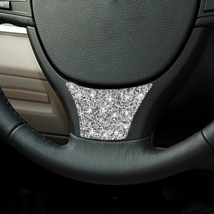 For BMW 5 Series 528 525li F10 F18 2011-2017 Car Steering Wheel B Diamond Decorative Sticker, Left and Right Drive by buy2fix