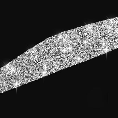 For BMW F10 5 Series 2010-2013 Car Light Eyebrow Diamond Decorative Sticker, Left and Right Drive by buy2fix