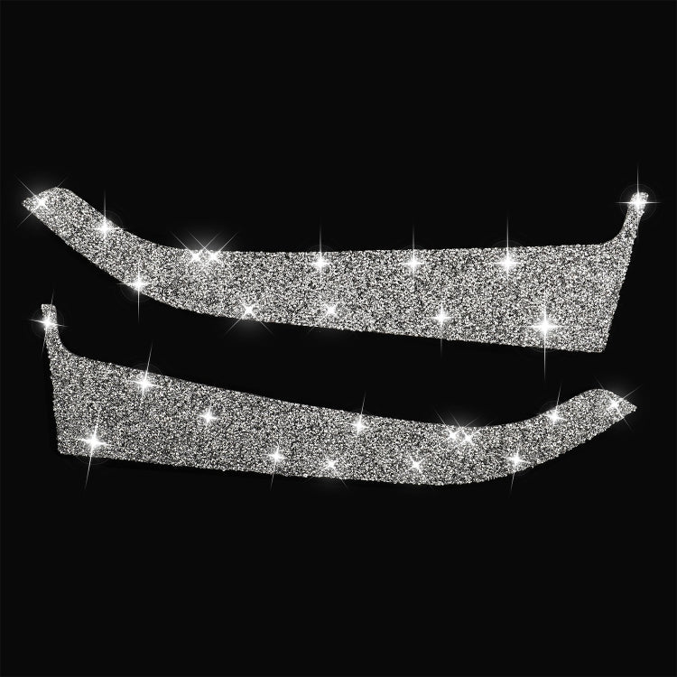 For Ford Mustang 2015-2020 Car Front Door Panel Diamond Decoration Sticker, Left and Right Drive by buy2fix