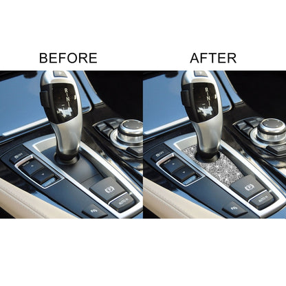 For BMW 5 Series GT X3 X4 2009-2016 Car Gear Handle Below Diamond Decorative Sticker, Left-hand Drive by buy2fix