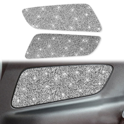 For Ford Mustang 2015-2020 Car Rear Door Panel Diamond Decoration Sticker, Left and Right Drive by buy2fix