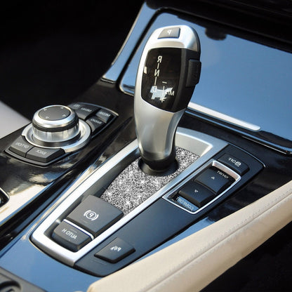 For BMW 5 Series GT X3 X4 2009-2016 Car Gear Handle Below Diamond Decorative Sticker, Right-hand Drive by buy2fix
