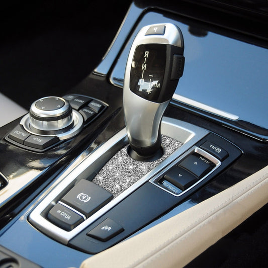 For BMW 5 Series GT X3 X4 2009-2016 Car Gear Handle Below Diamond Decorative Sticker, Right-hand Drive by buy2fix