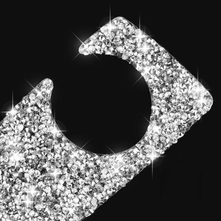 For BMW 5 Series GT X3 X4 2009-2016 Car Gear Handle Below Diamond Decorative Sticker, Right-hand Drive by buy2fix